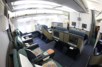 Die Business Class von Aerolineas Argentinas